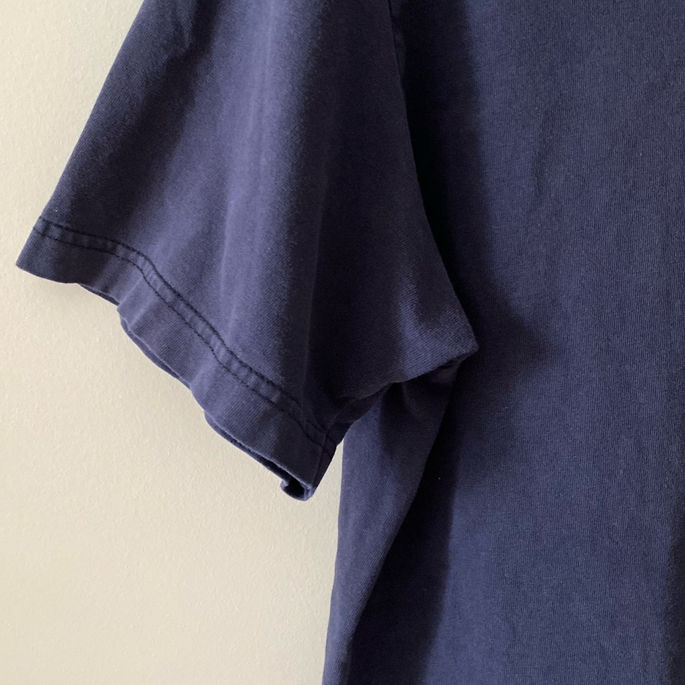 Nautica Men’s Navy Blue Front Pocket Cotton Tees - L - Pre-owned - Picture 3 of 9